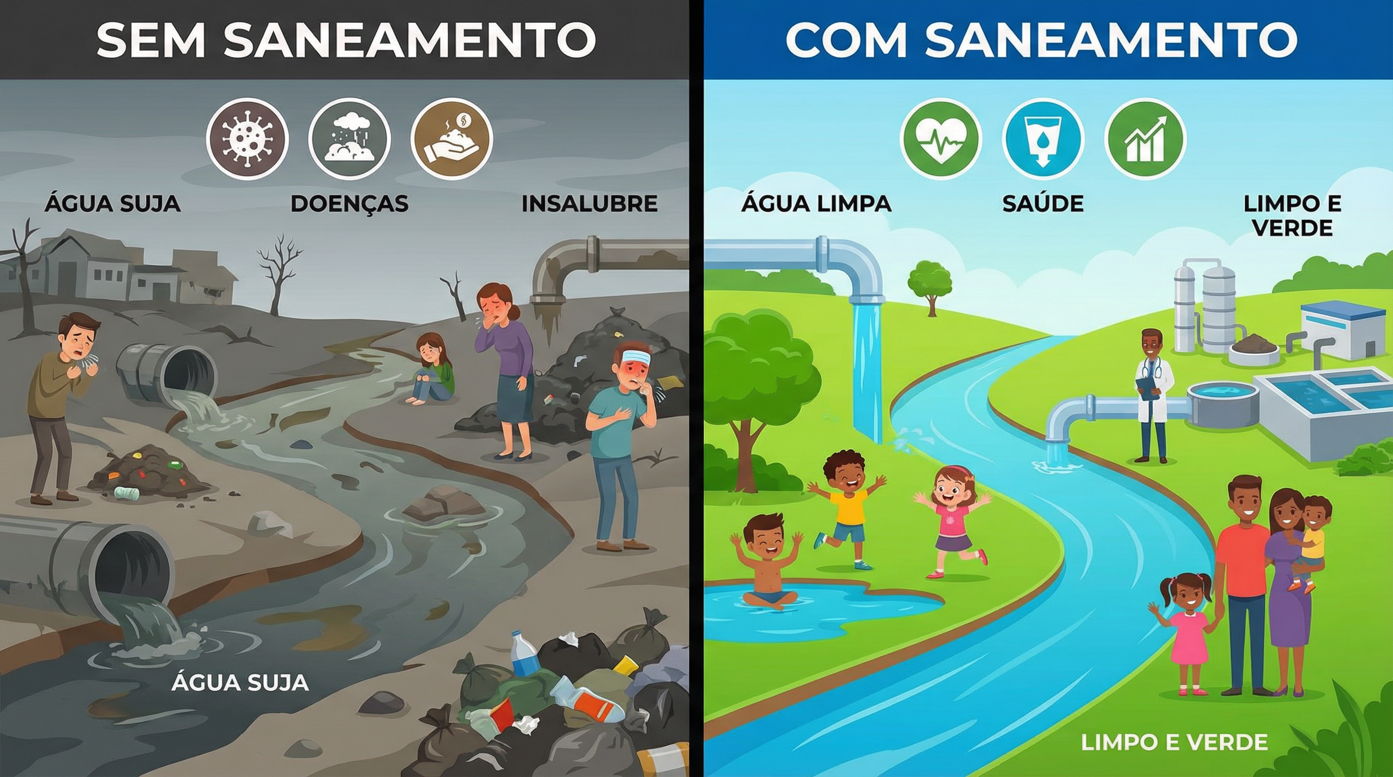 Impacto do Saneamento na Saúde