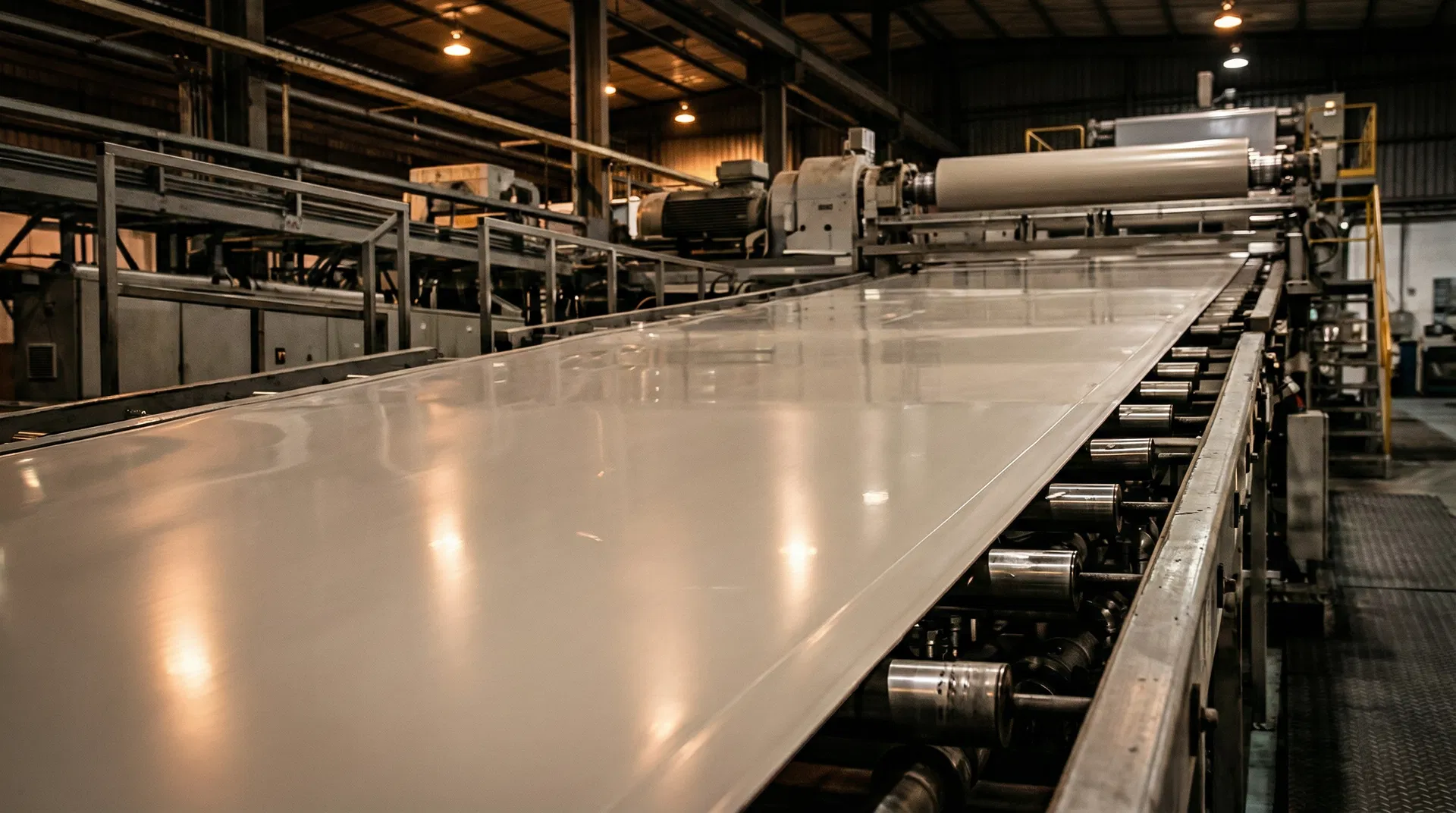 Fábrica de chapas de ABS e PEAD - Linha de extrusão de plásticos Transforme