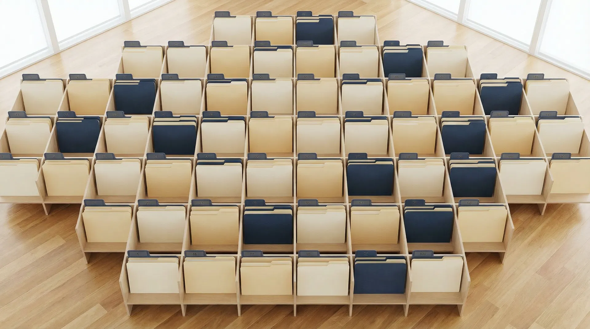 Sistema de carpetas organizado