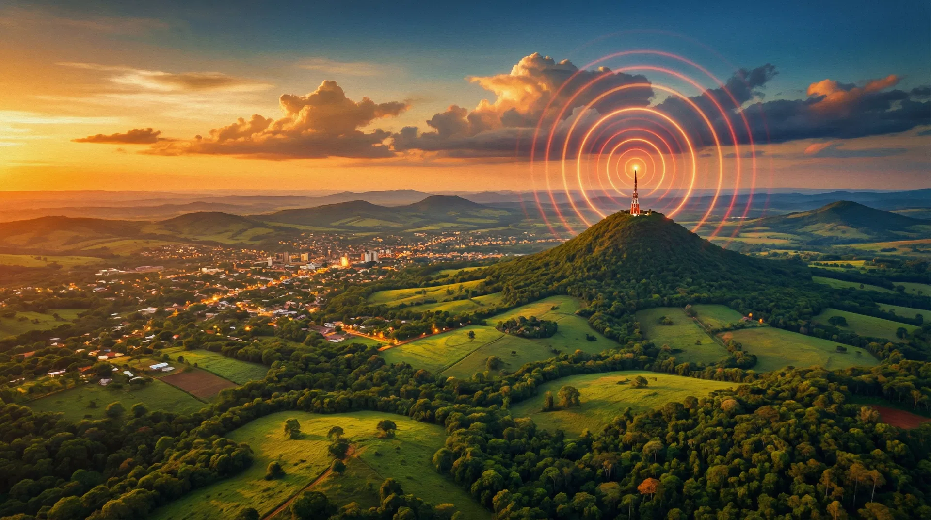 Cerro Akatí — Radio Vida transmite desde aquí