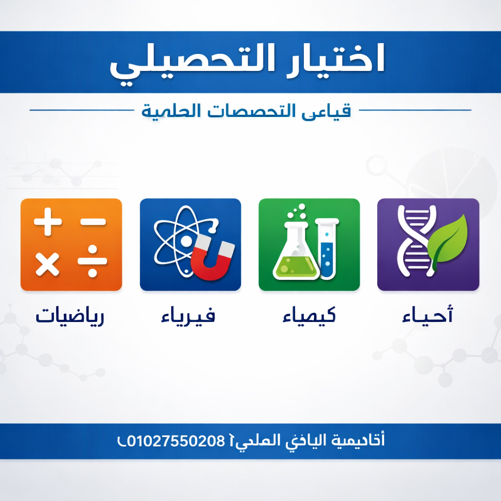 إنفوجرافيك: مواد الاختبار التحصيلي