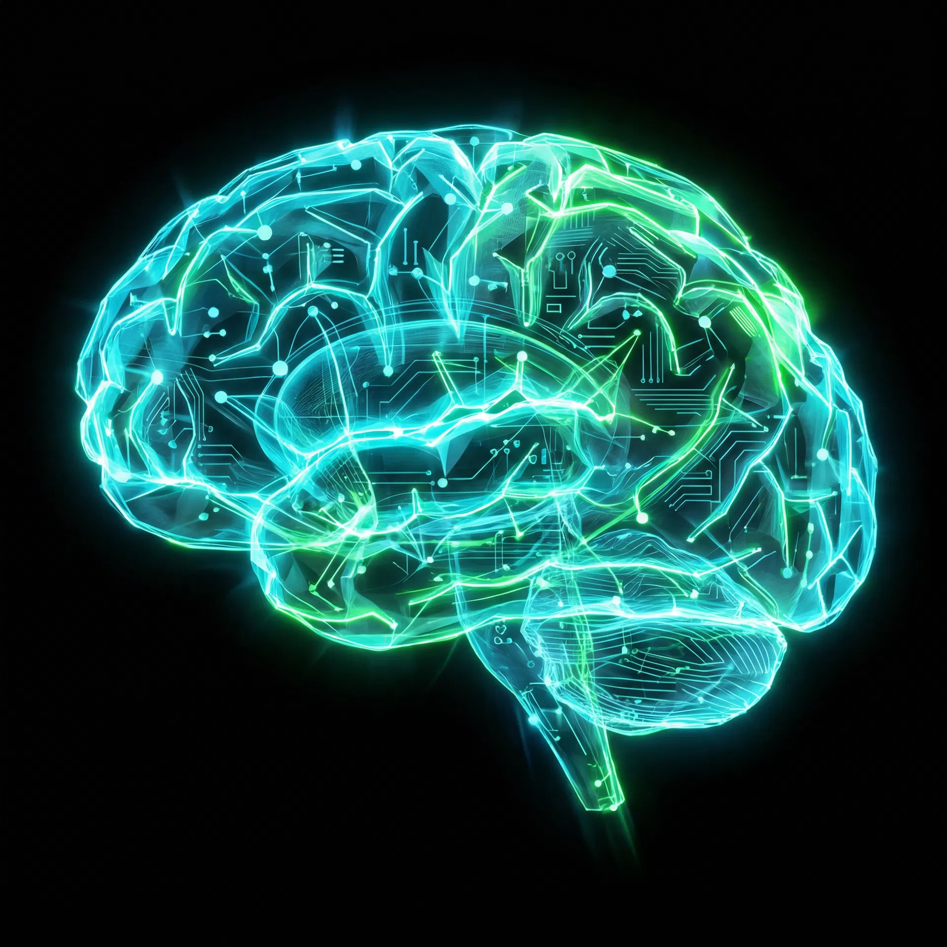 AI Brain visualization