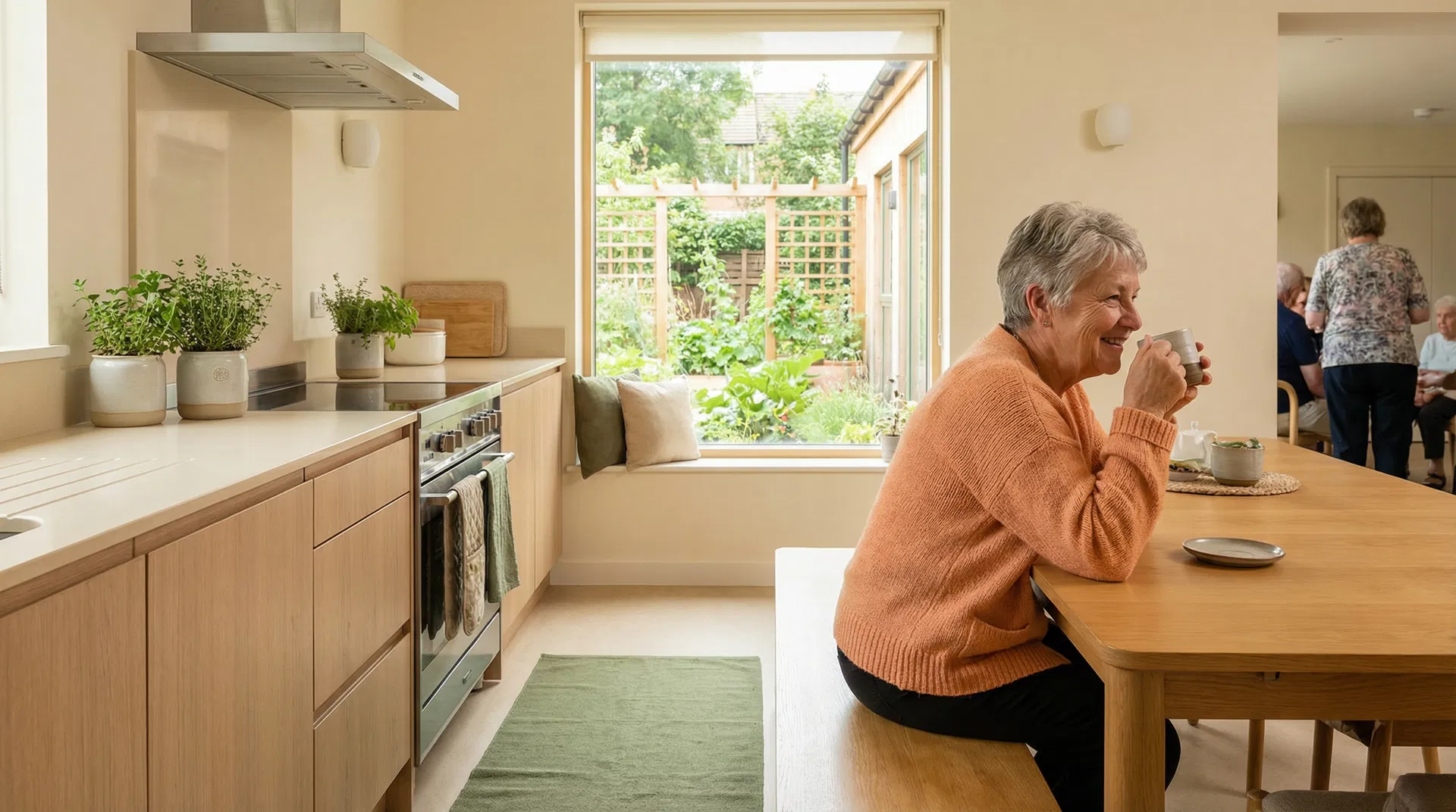 自分のペースで生活できる喜び