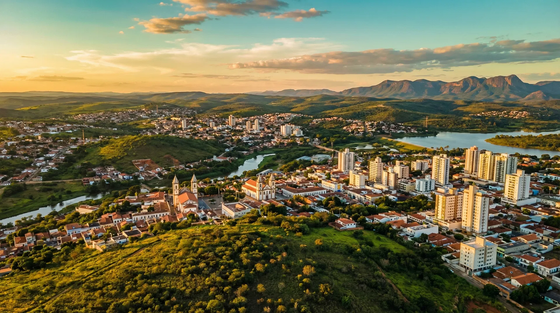 Vista aérea de Montes Claros