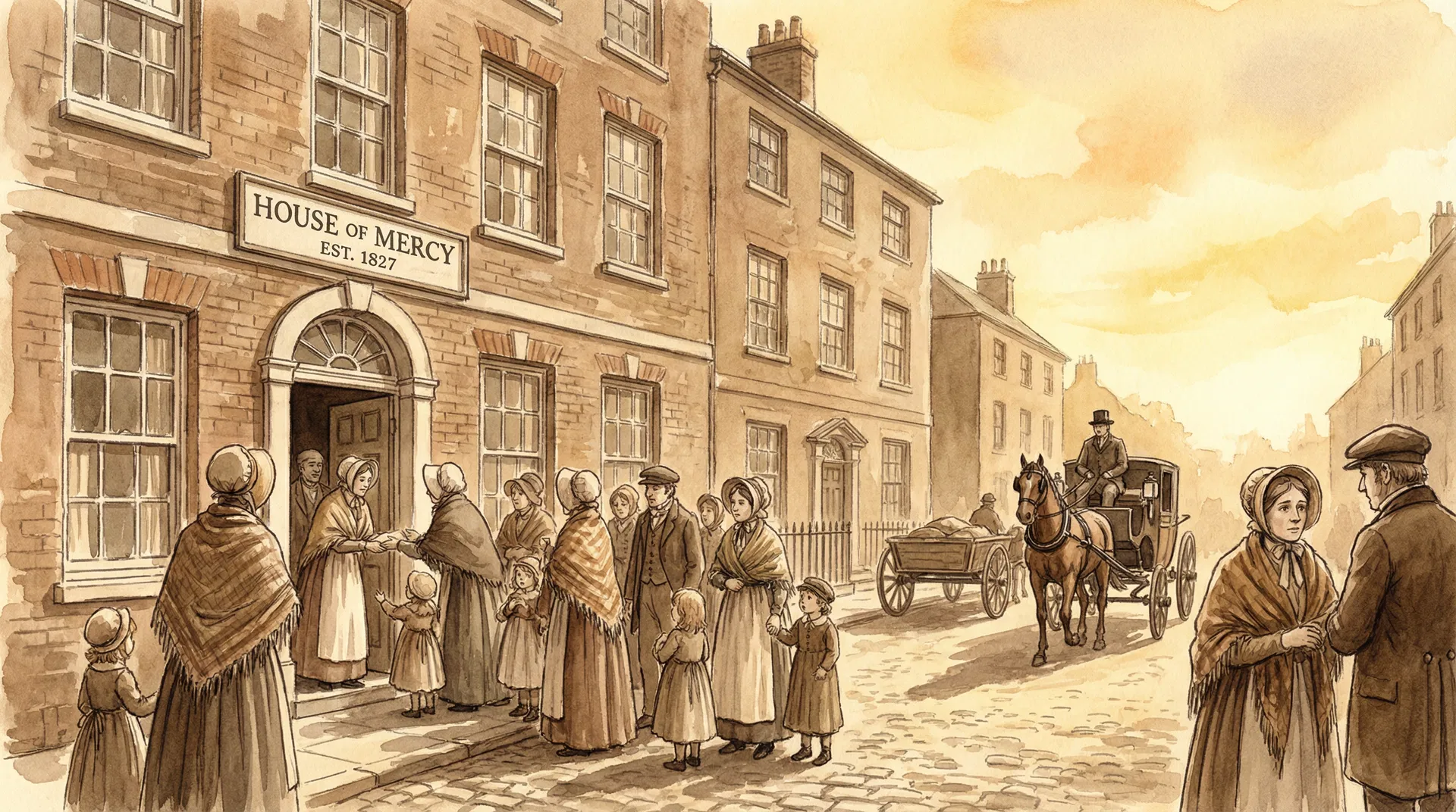 House of Mercy, Baggot Street, Dublin, 1827