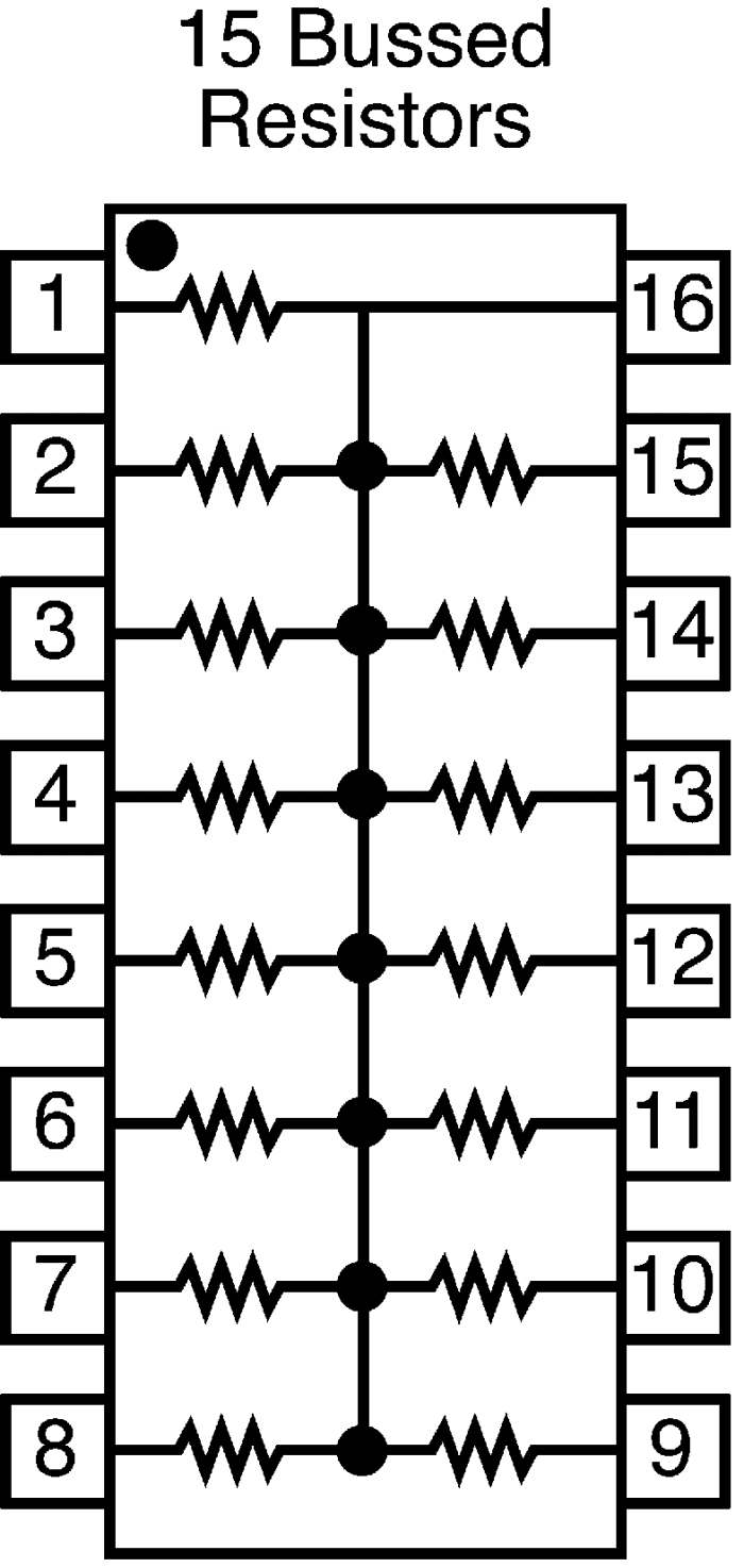 Resistor Network Array Layout Network Resistors (Resistor Arrays): From Principles to Applications ...