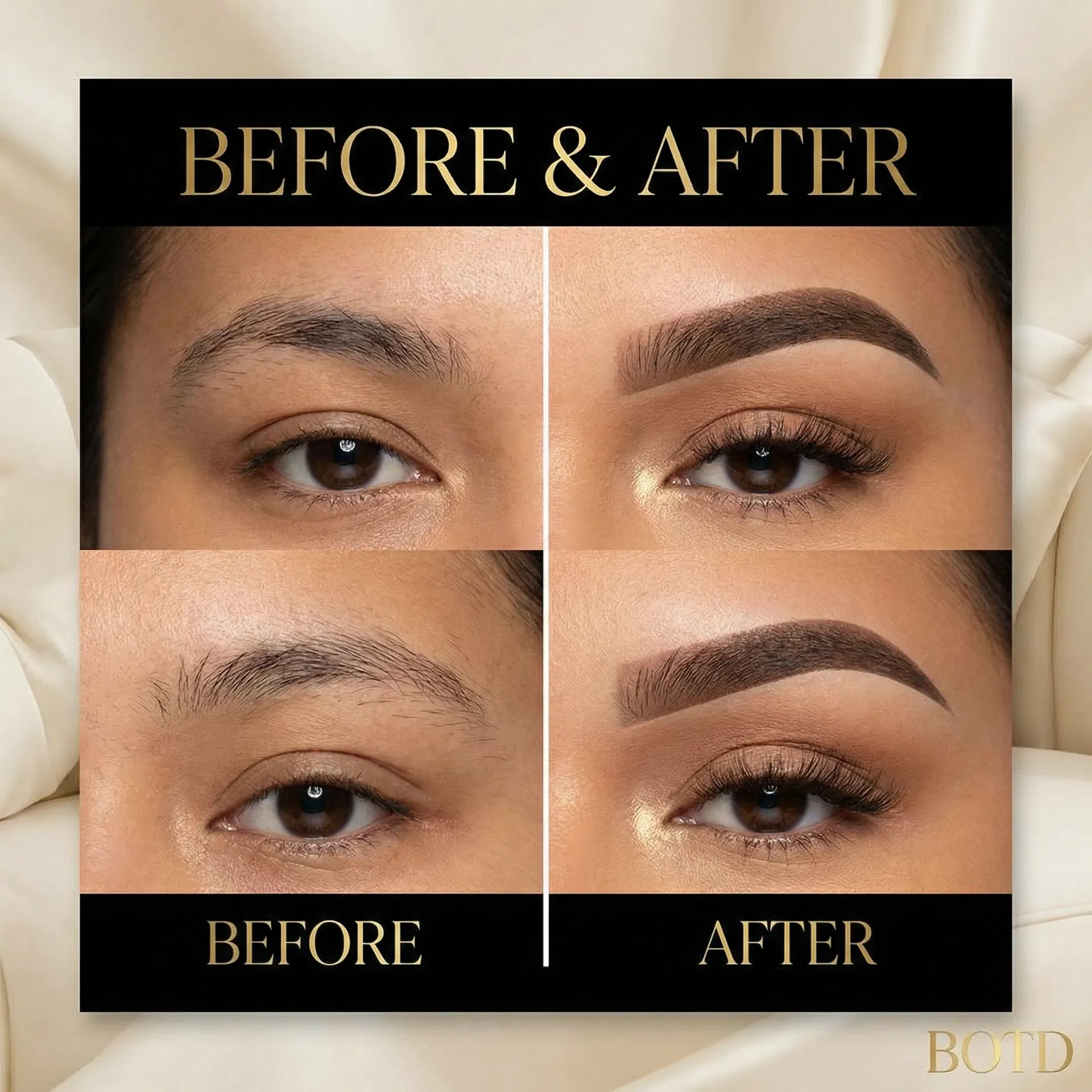 Before & After 🔥 Another incredible brow transformation. Swipe to see the full reveal!