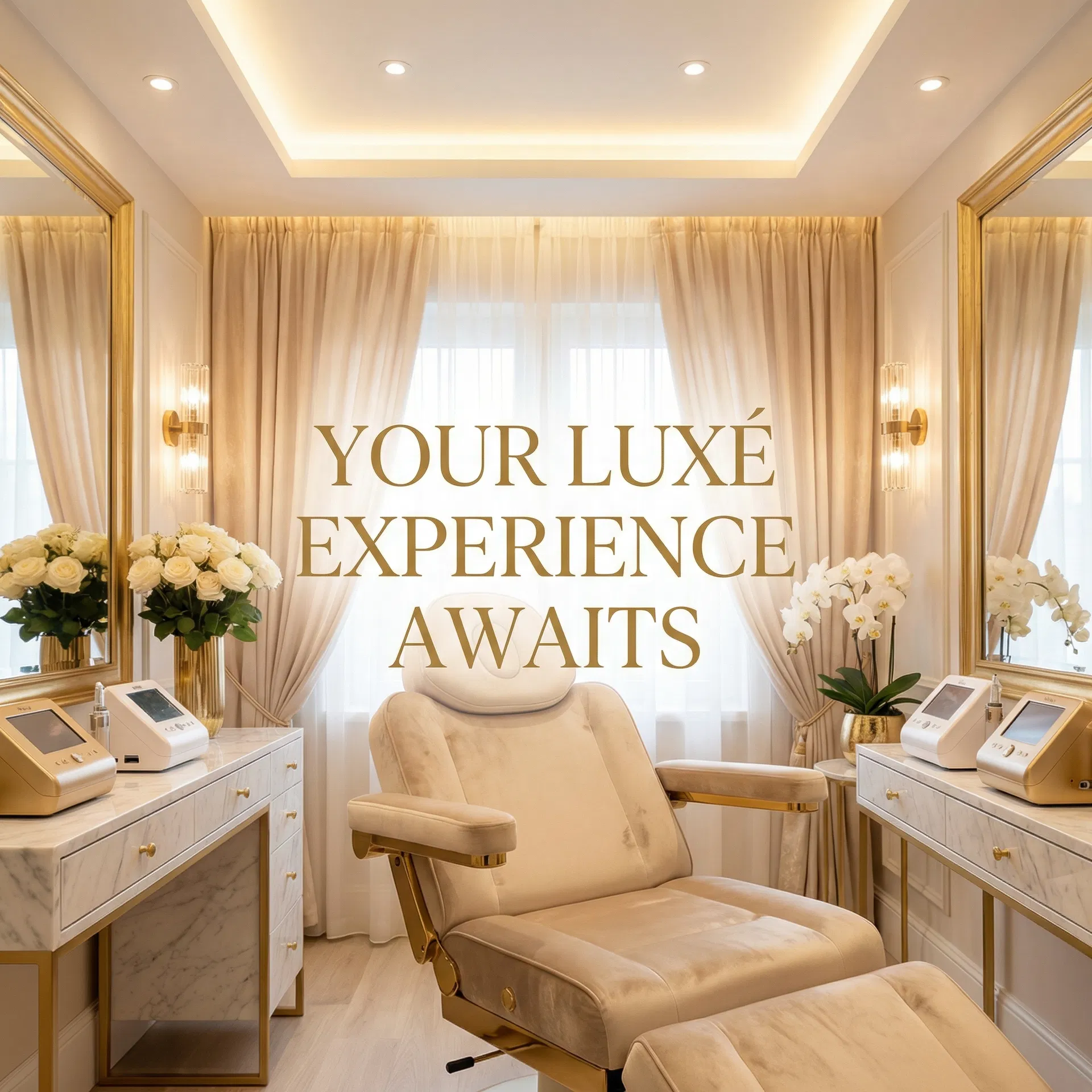Your Luxé Experience Awaits ✨ Step inside our studio where every detail is designed for your comfort.