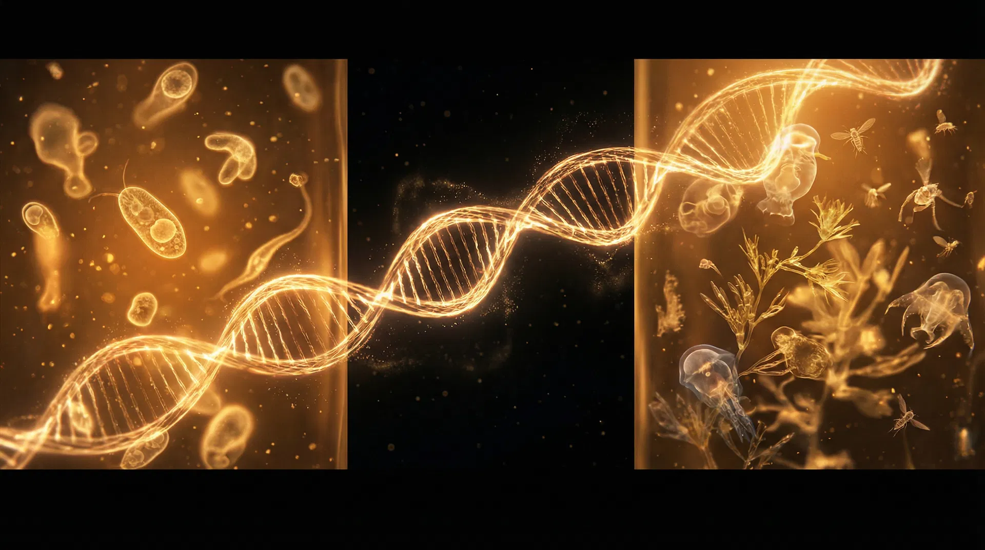 Biological evolution conquering time