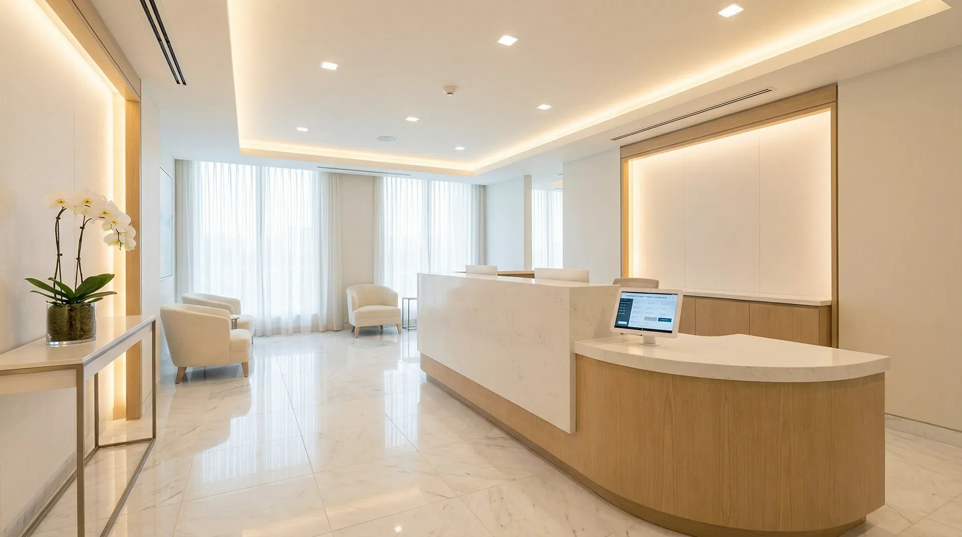 Premium medical spa interior