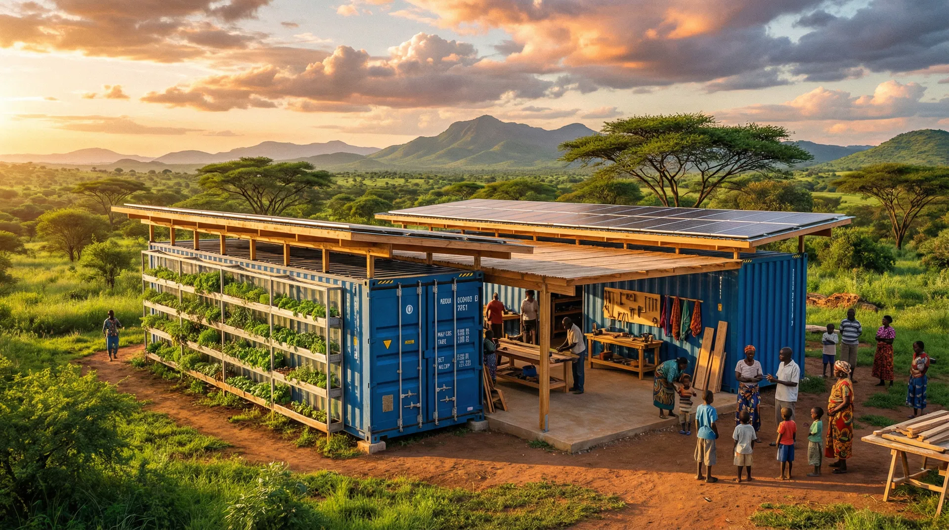 Community Hub — Exterior View