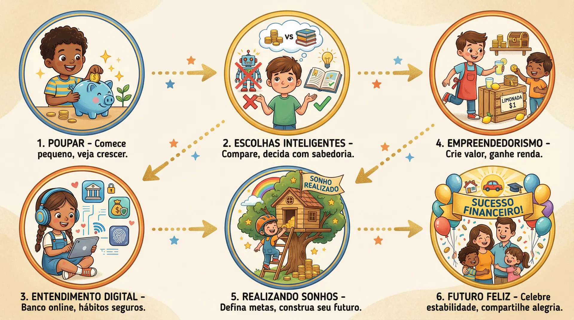 Jornada de aprendizado financeiro
