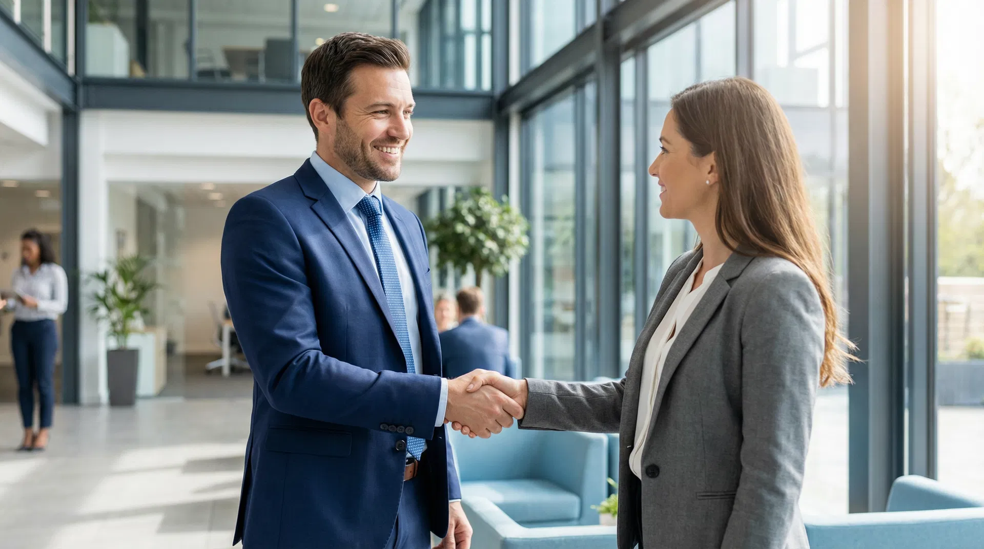 Professional greeting