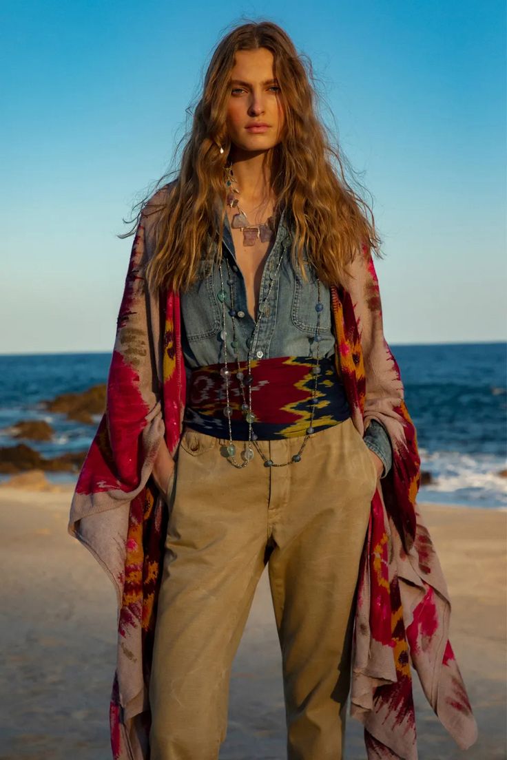 Estampas étnicas características do estilo Boho Chic