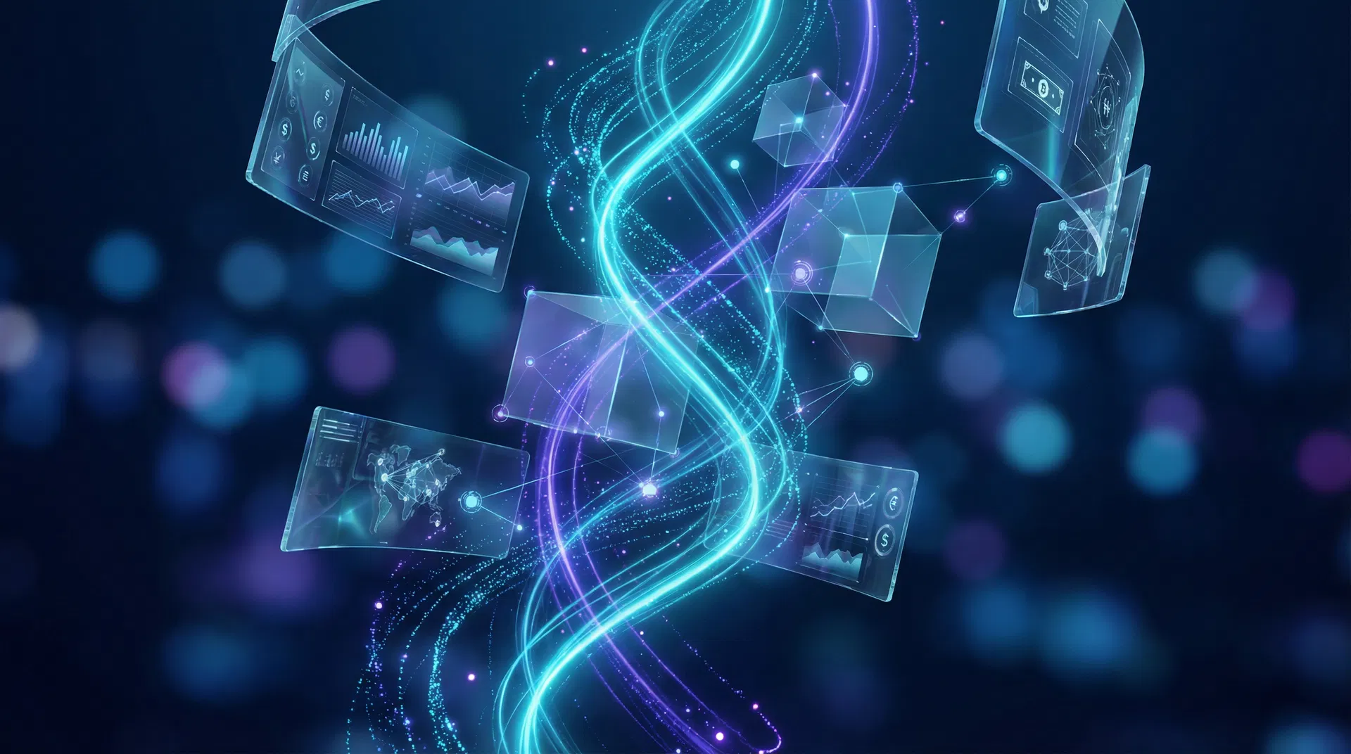 Financial growth visualization