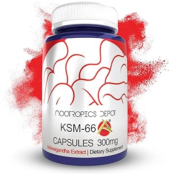 KSM-66 Ashwagandha 600mg by Nootropics Depot