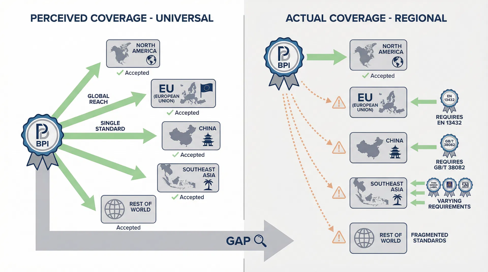 環保餐具客製化中的「認證市場範圍錯覺」——為什麼拿到認證卻無法進入目標市場?