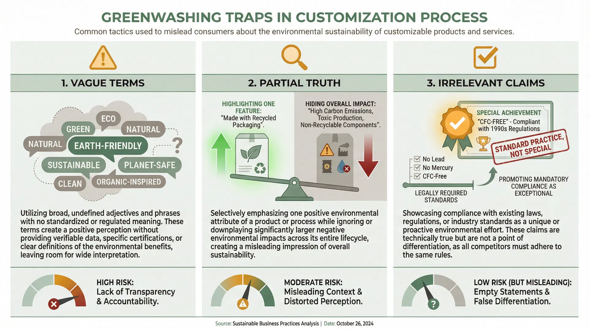 客製化流程中的三大漂綠陷阱
