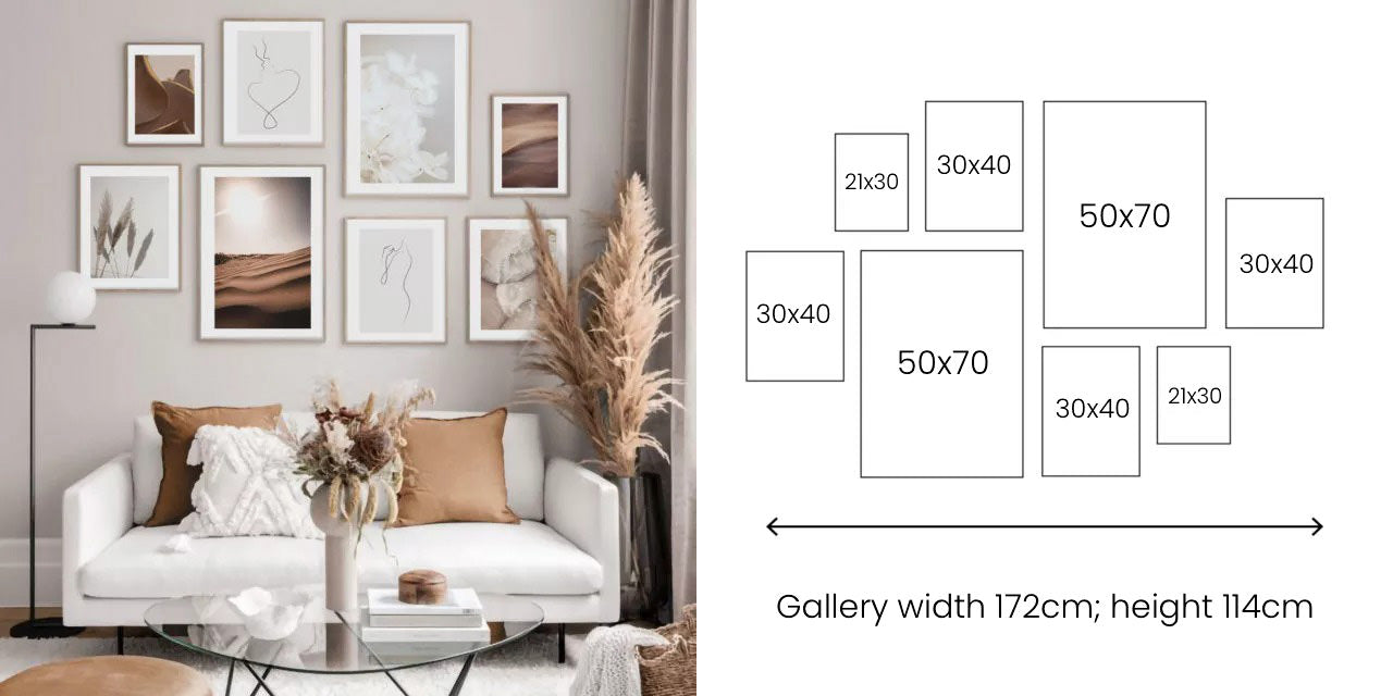 Gallery Wall Layout Templates