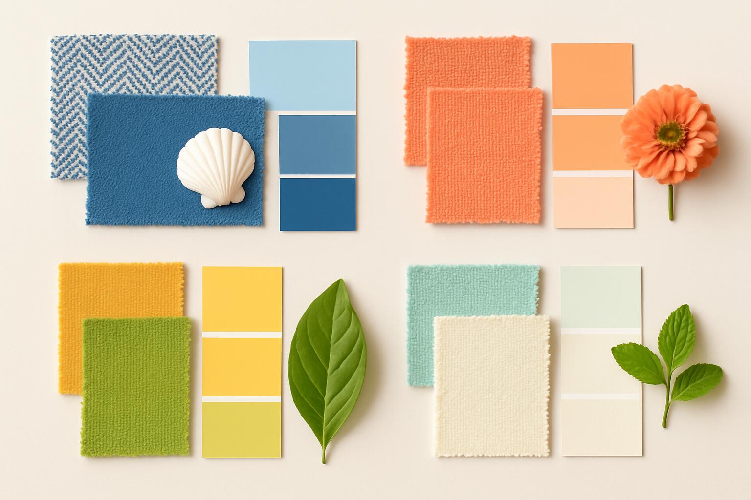 Summer Color Palette Swatches