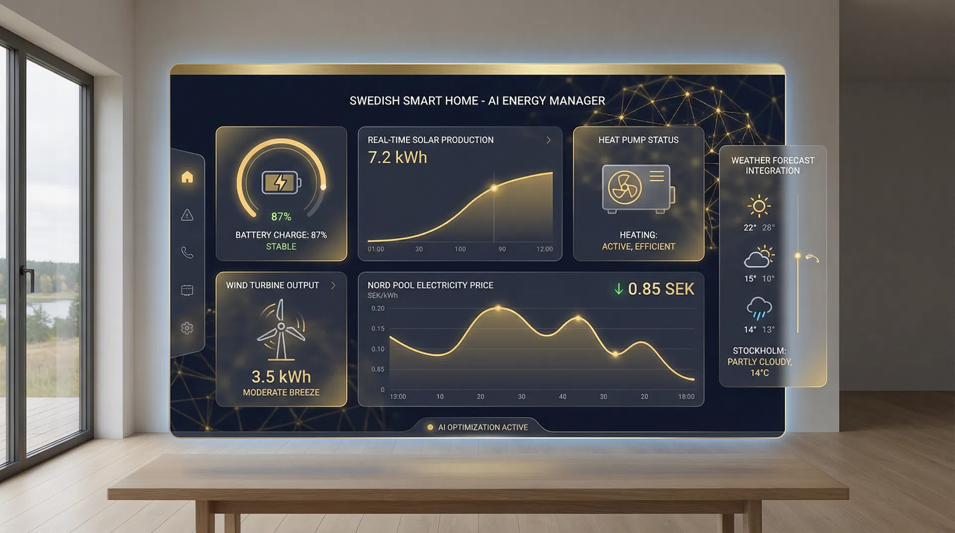 Pulsen A.I. energidashboard