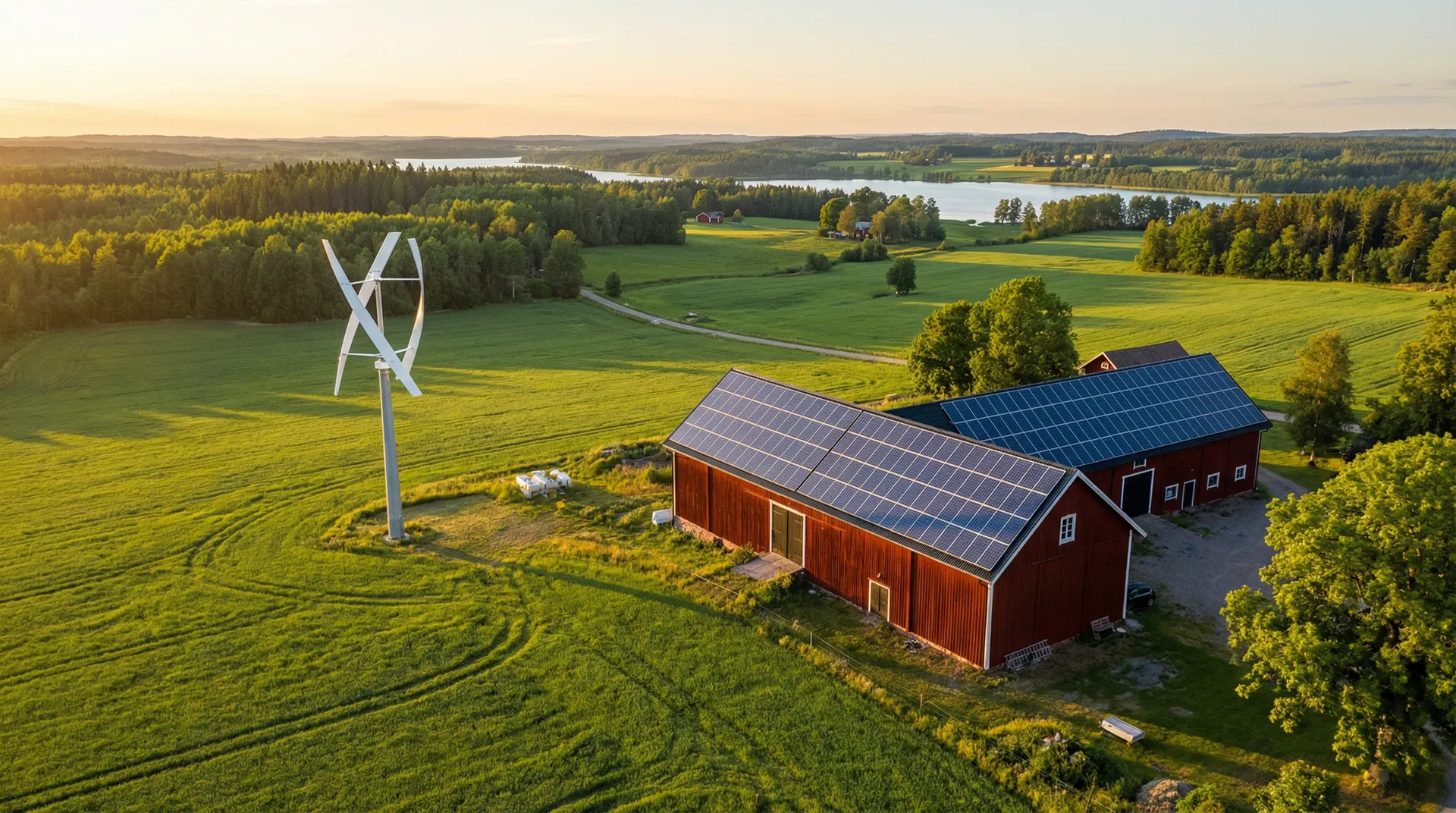 Sol och vind – komplett energisystem