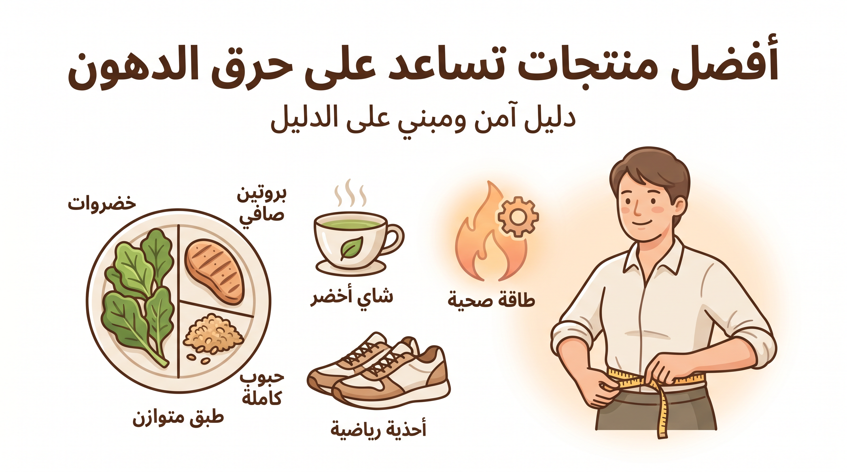 أفضل منتجات تساعد على حرق الدهون