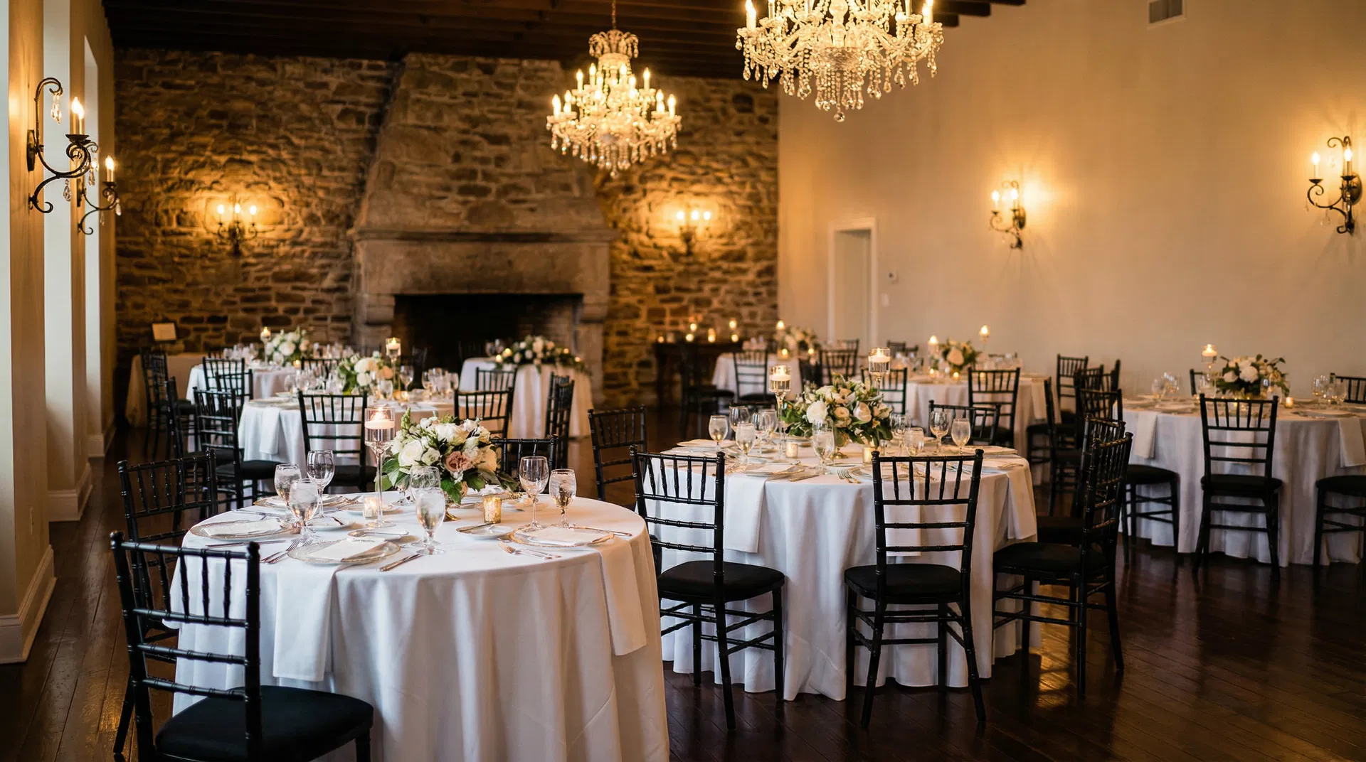 The grand reception hall