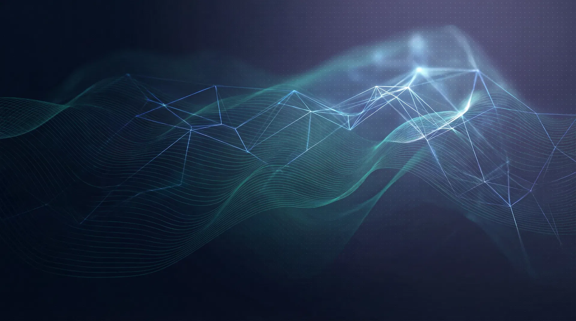 Rede neural abstrata representando infraestrutura digital em saúde