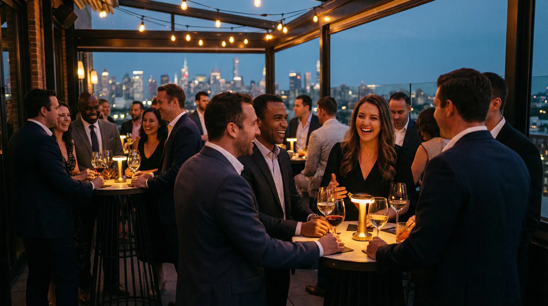 Business networking event