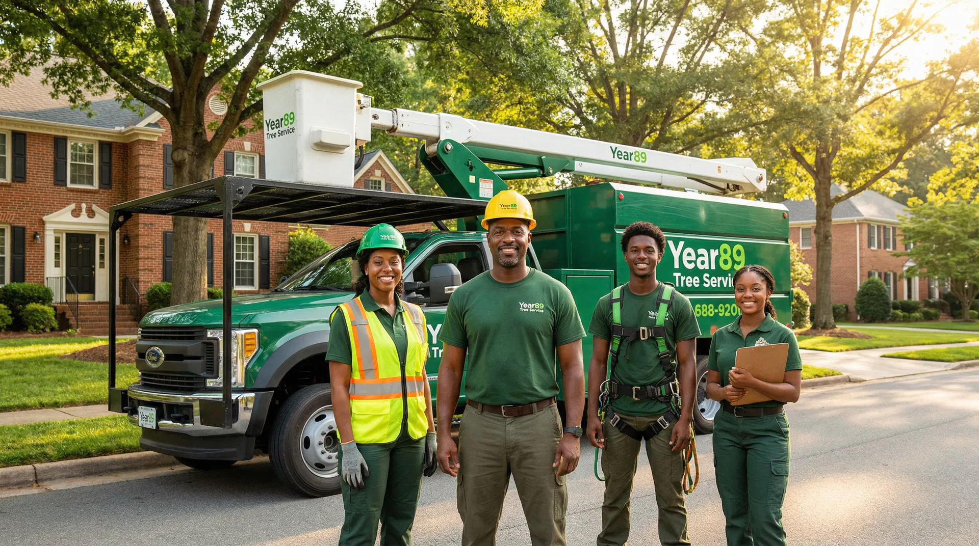 Year89 Tree Service diverse crew team photo