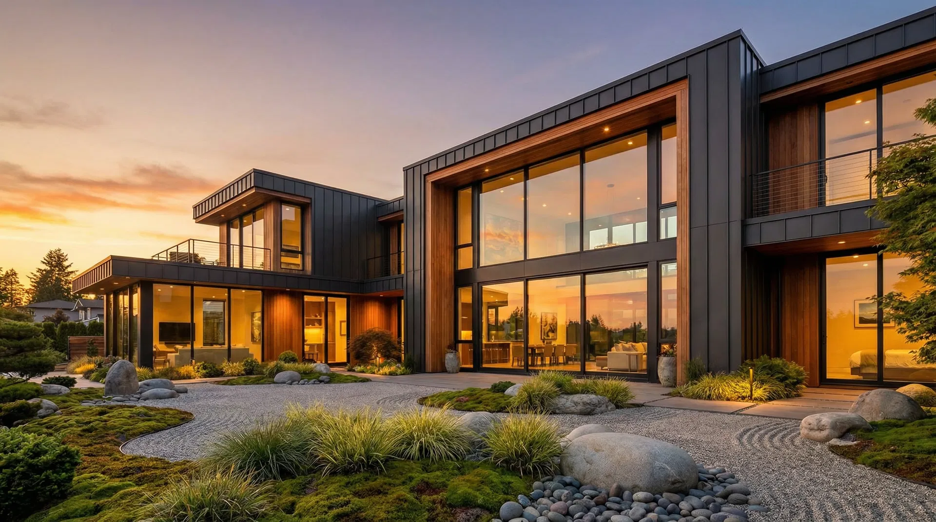 高級モダン住宅 - ゴールデンアワー