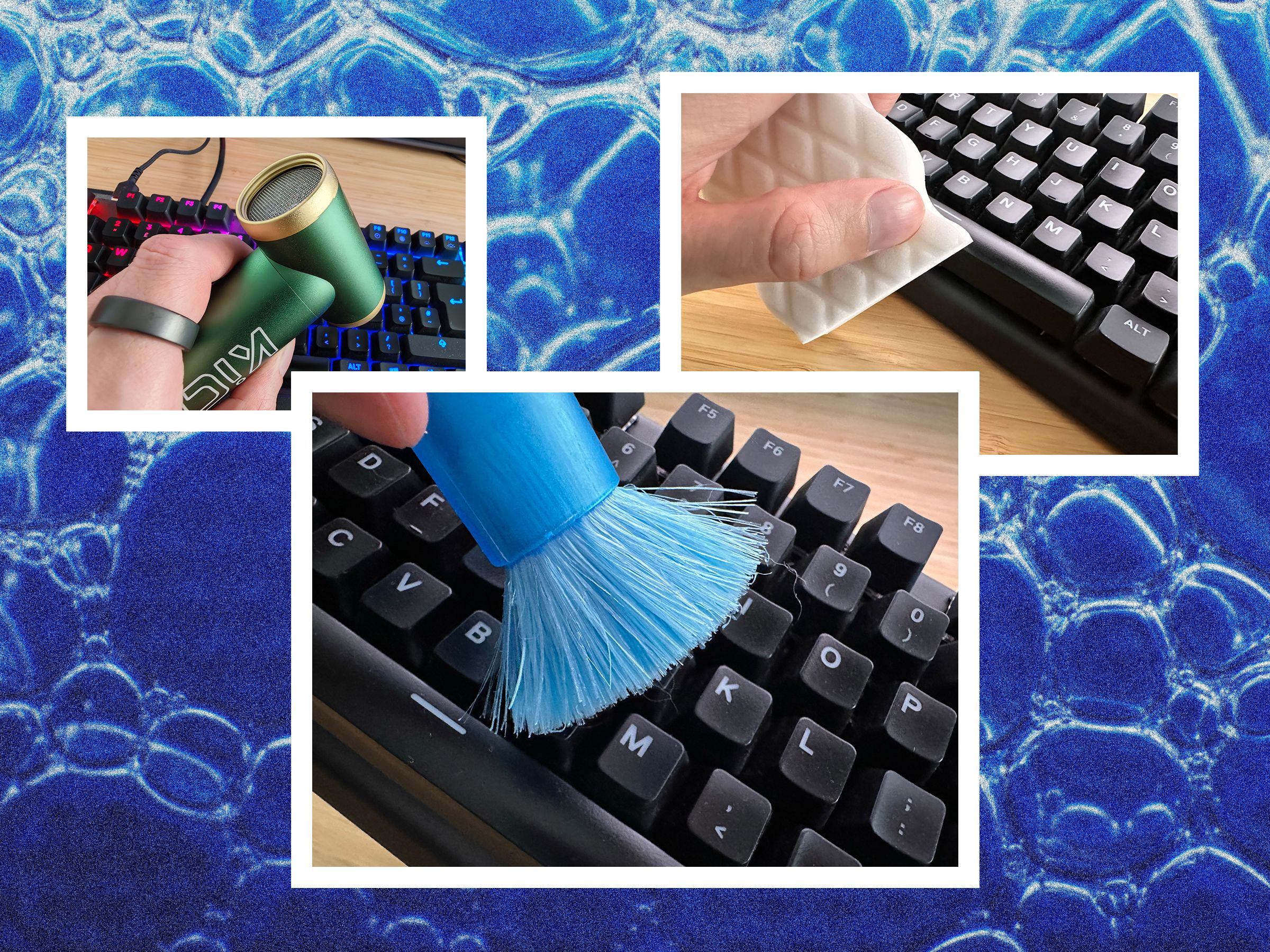 Professional keyboard cleaning supplies