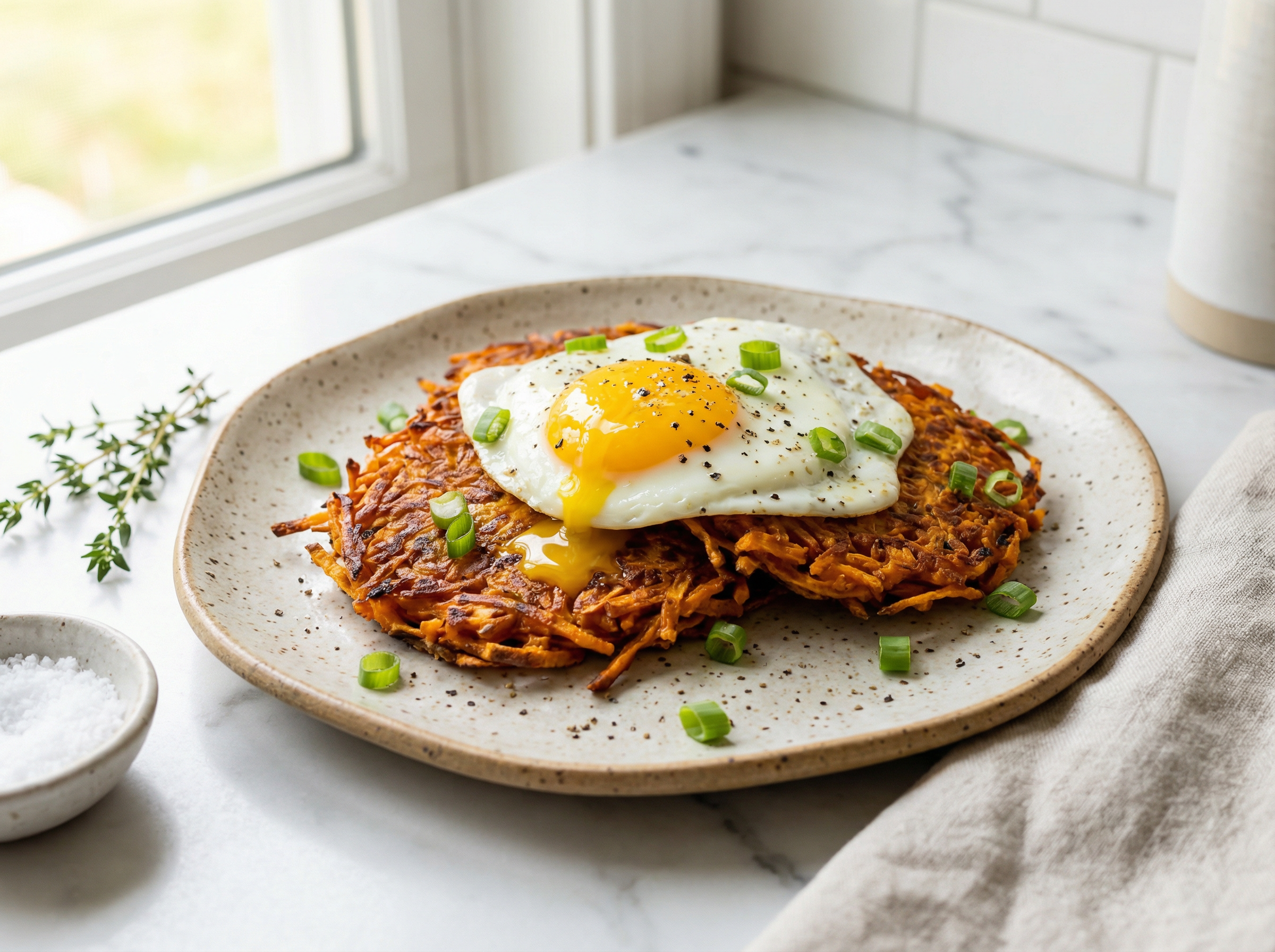 Mushroom and Spinach Breakfast Scramble