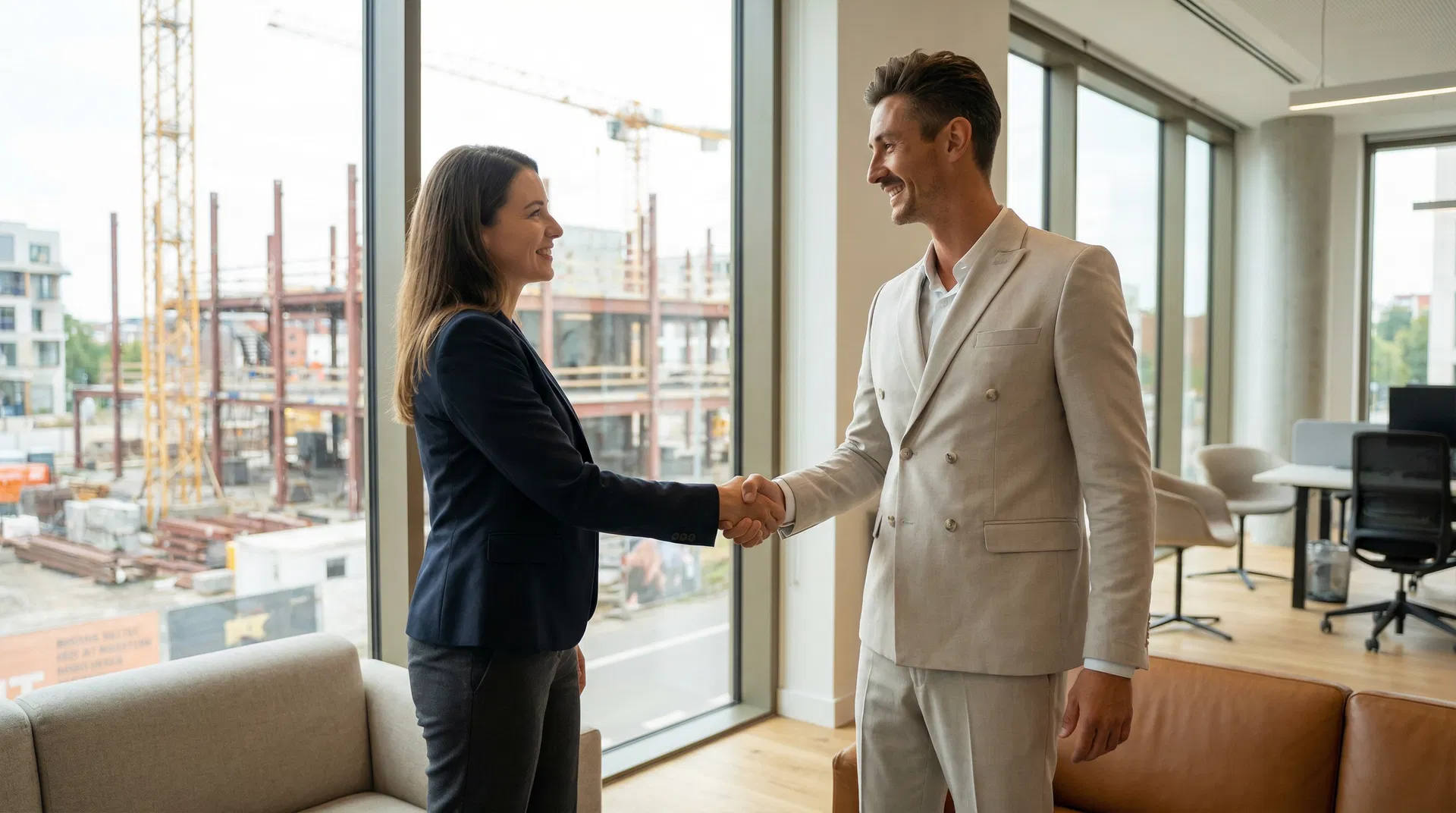 Professionelle Partnerschaft - Persönliche Begrüßung