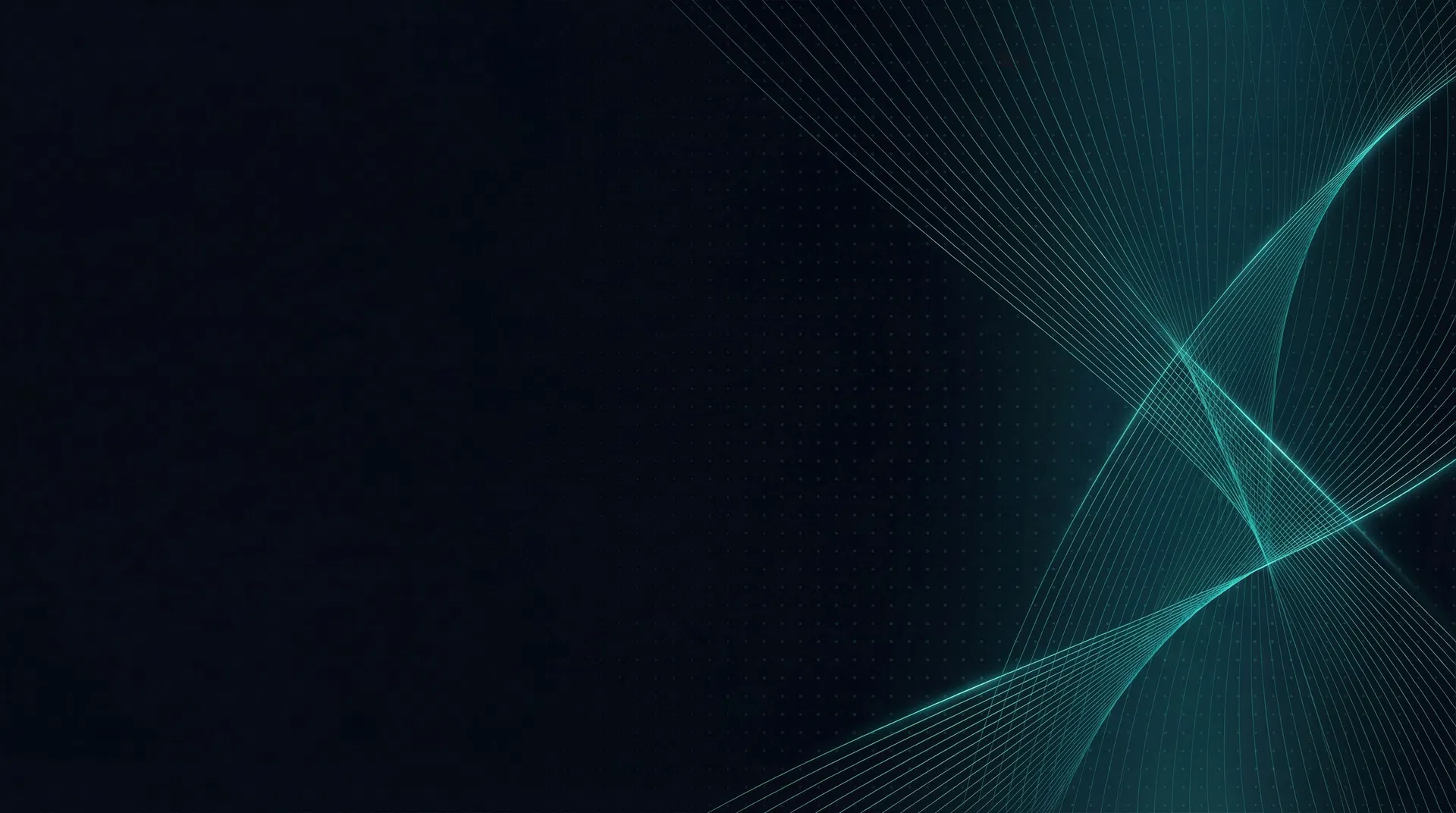 Abstract geometric composition with teal and navy tones representing AI-powered executive workflows