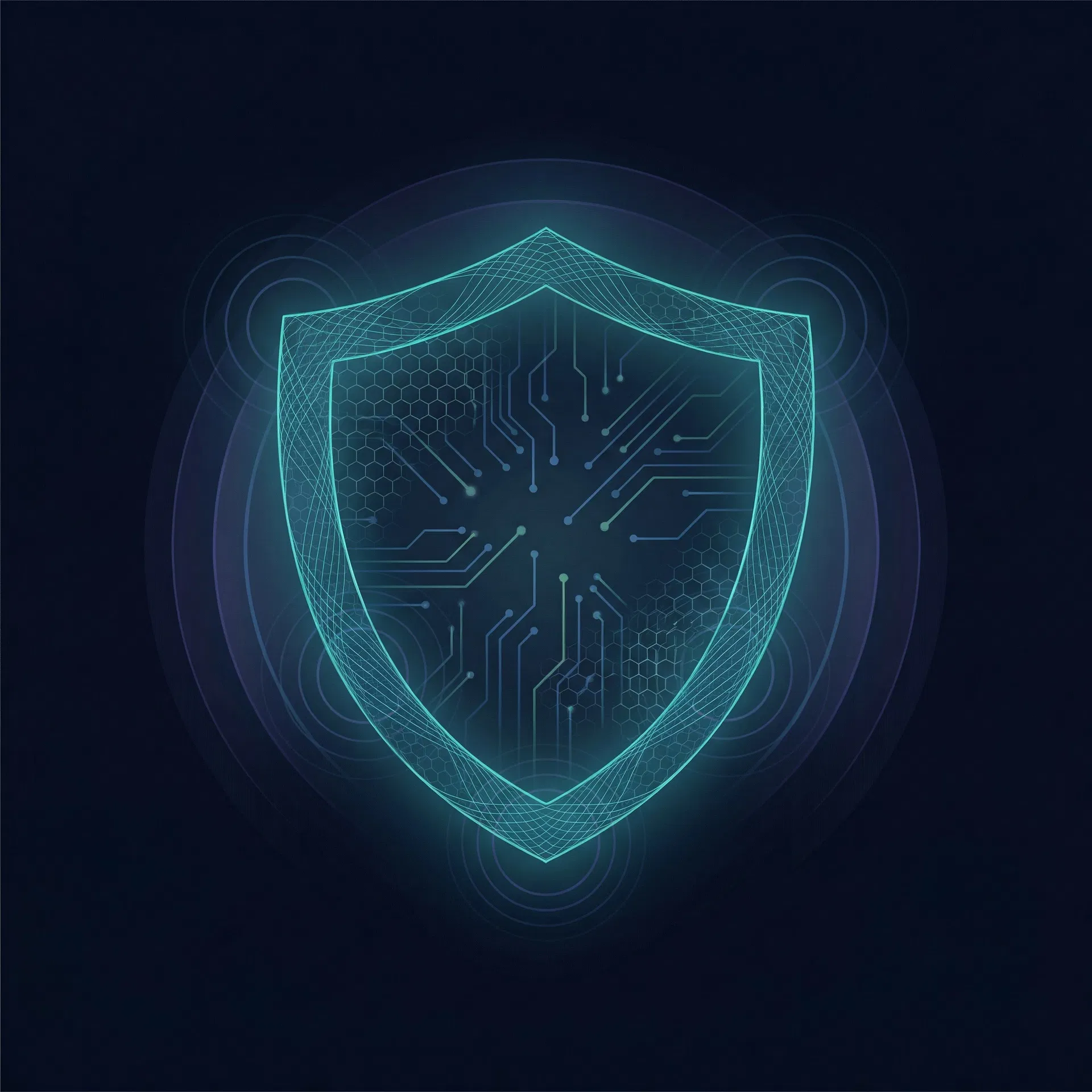 Security shield illustration