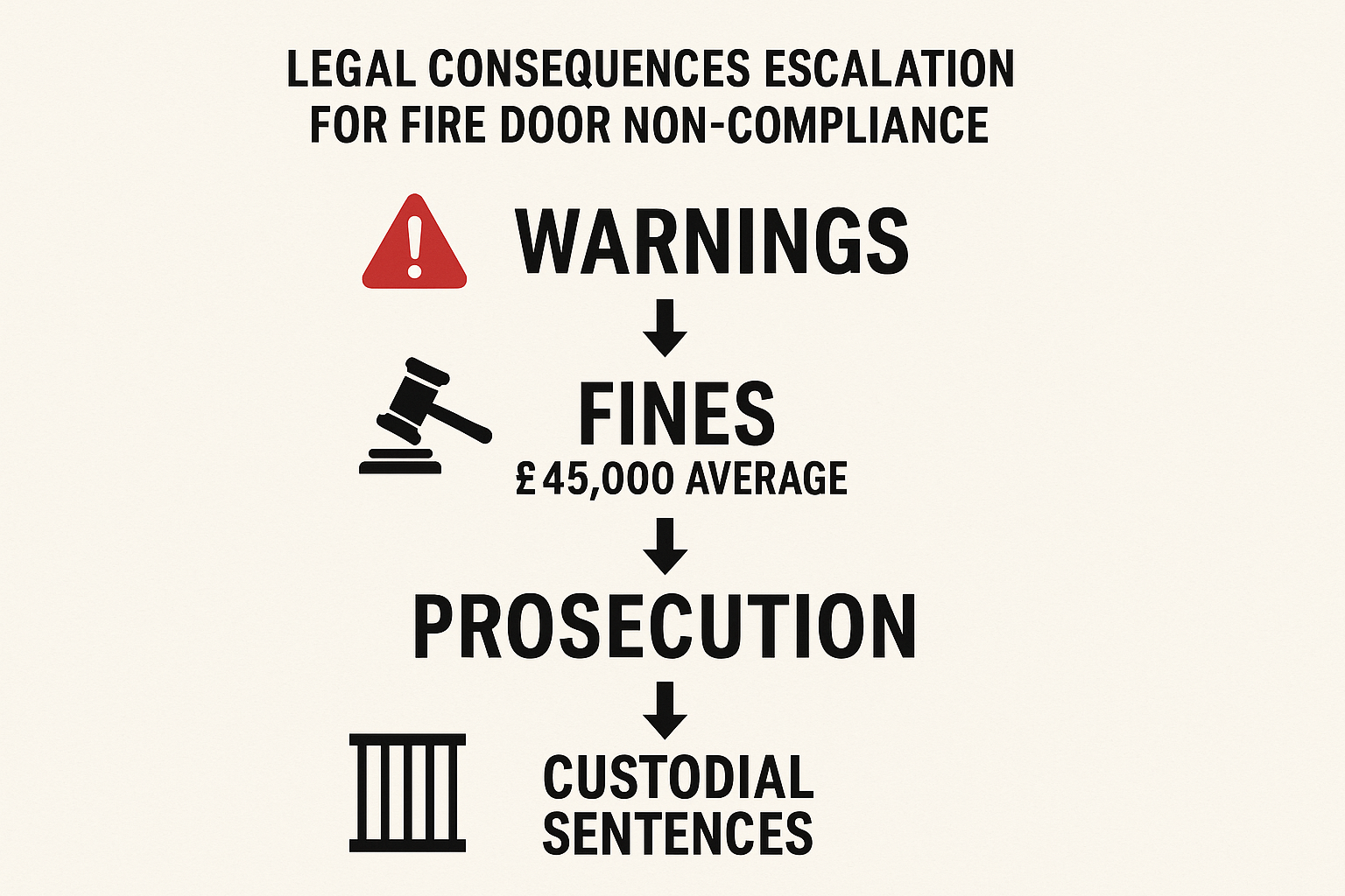Fire Doors Regulations: Ensuring Safety and Compliance 5 Legal Consequences Escalation Chart