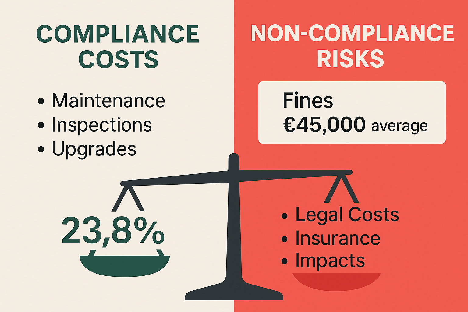 Fire Doors Regulations: Ensuring Safety and Compliance 16 Compliance Investment vs Non-Compliance Risk Financial Analysis
