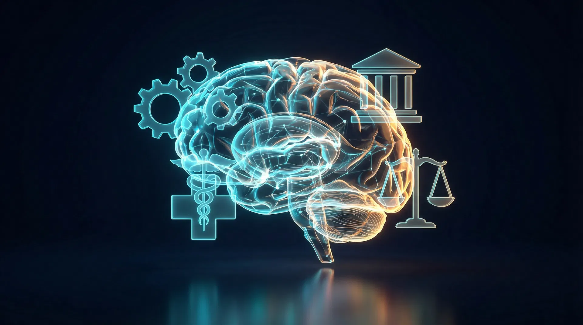 AI automation results and industry metrics background