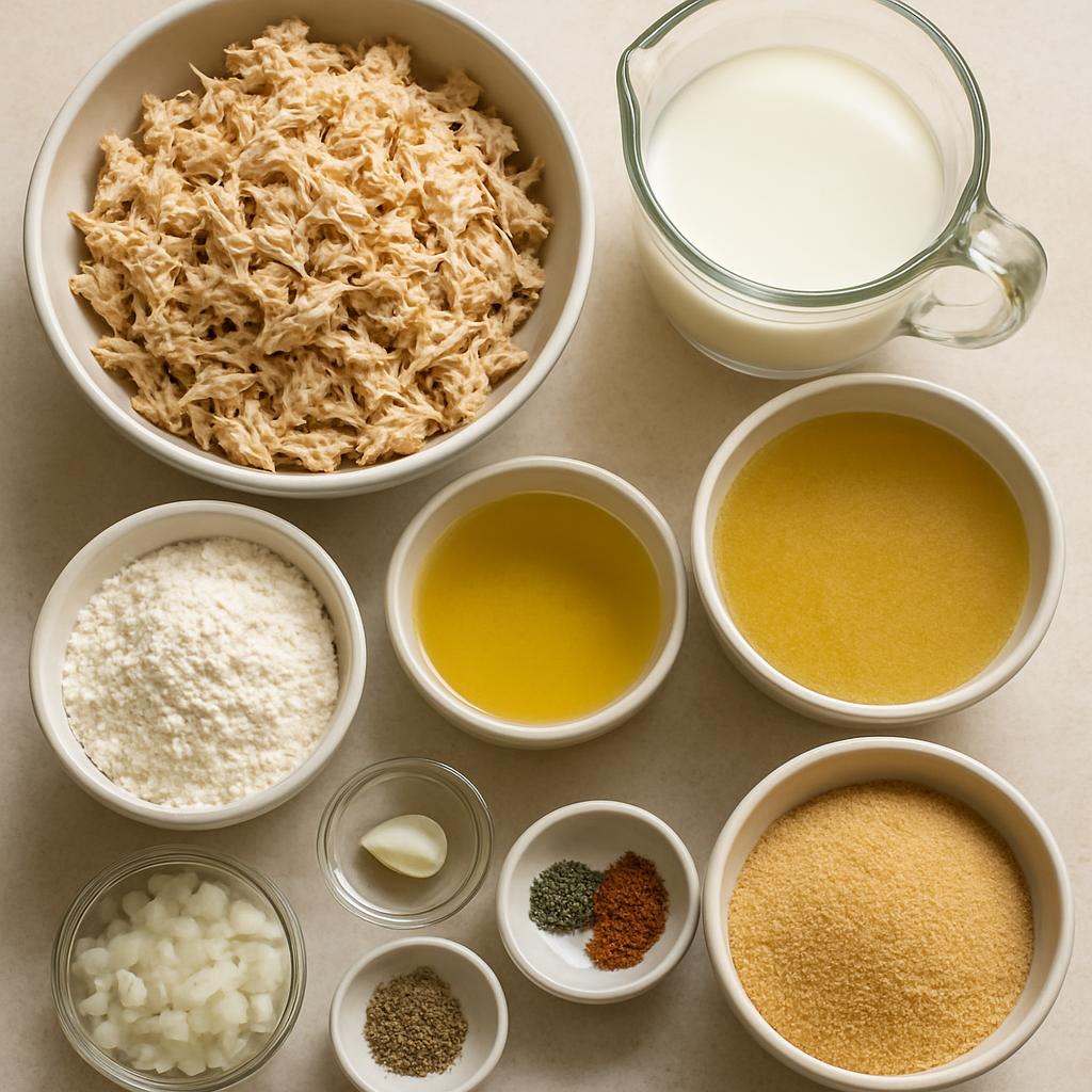 Ingredientes para Coxinha