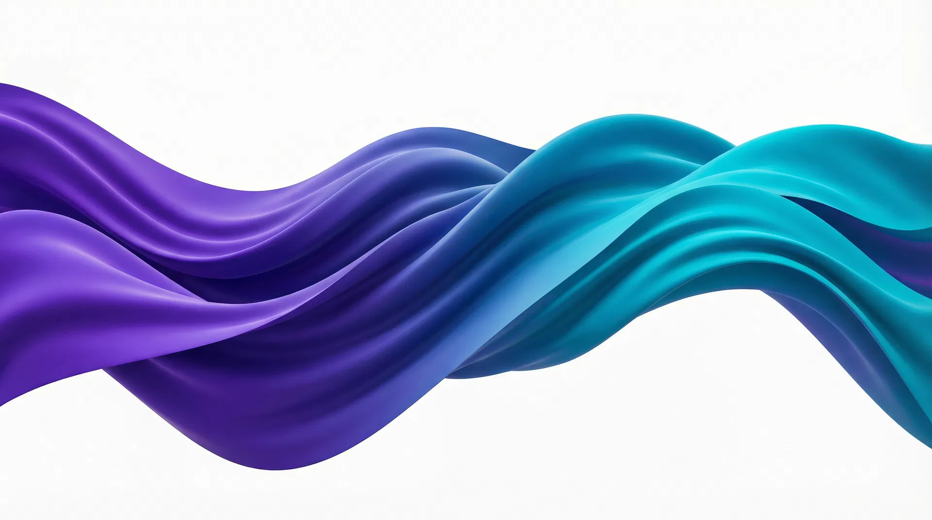 Abstract waves representing AI transformation