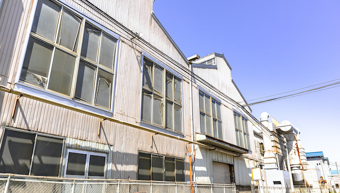 工場閉鎖の様子
