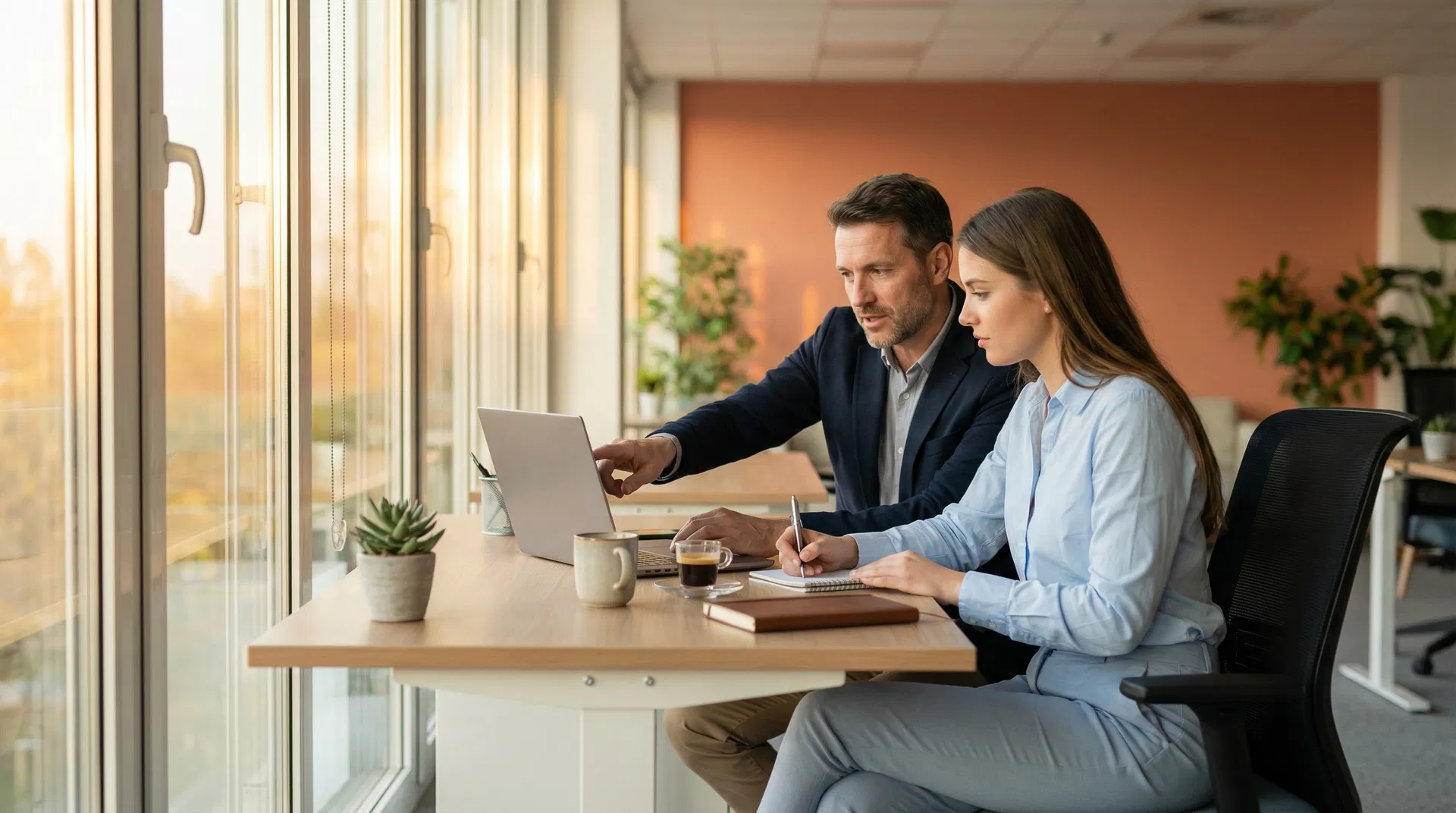 Business consulting session