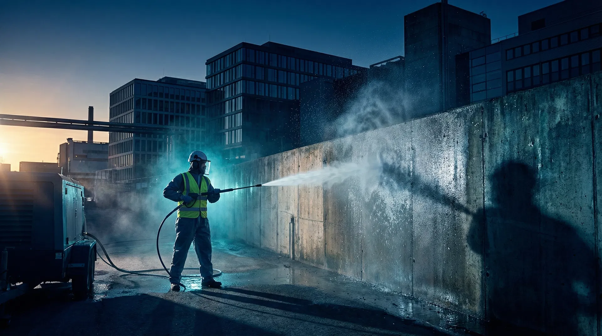 Professionelle Oberflächenreinigung