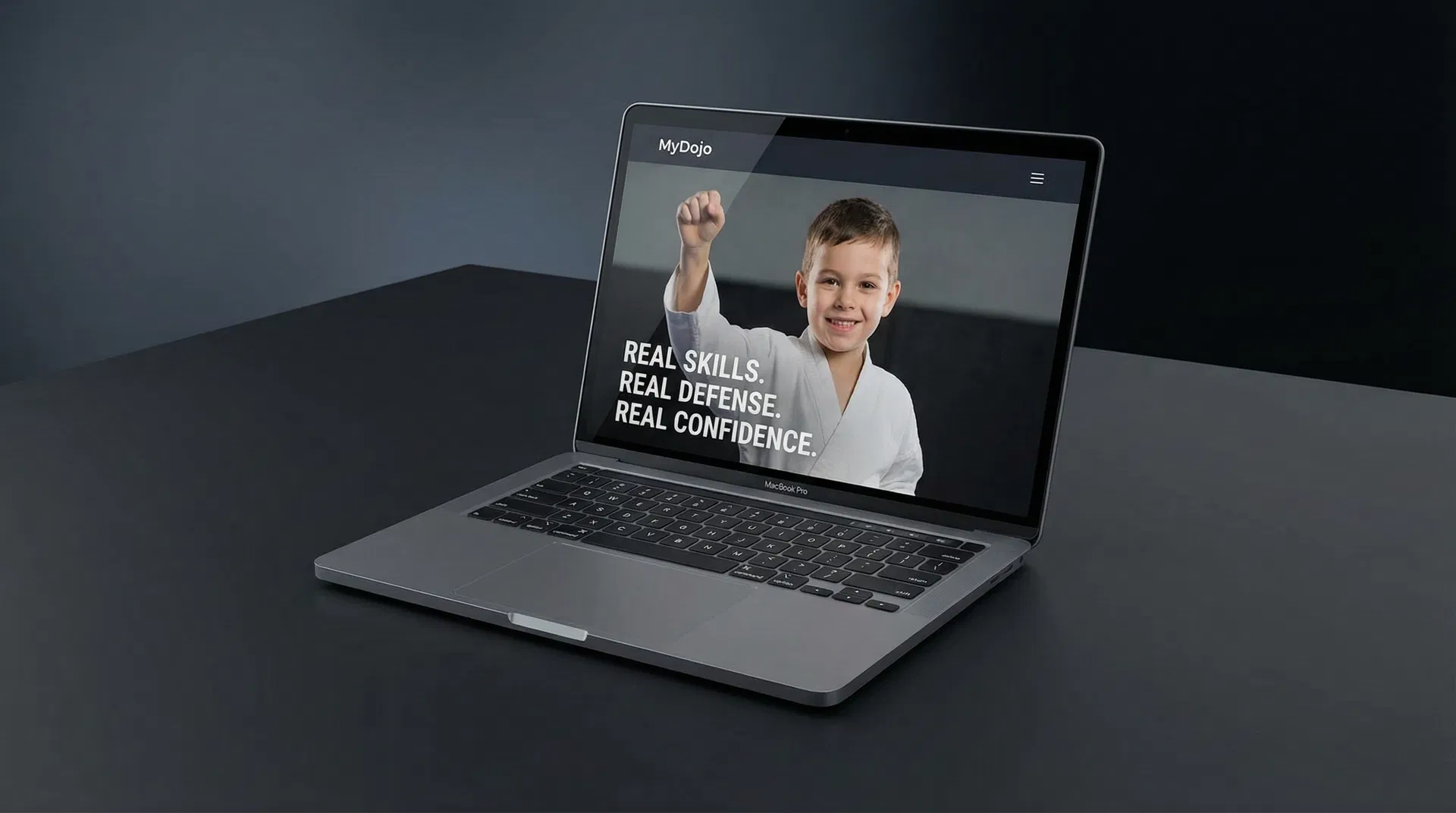 MyDojo Martial Arts website mockup