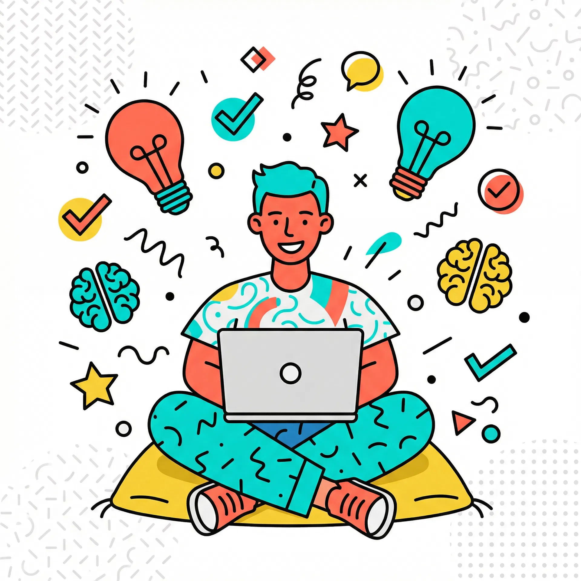 Person discovering their ADHD productivity type