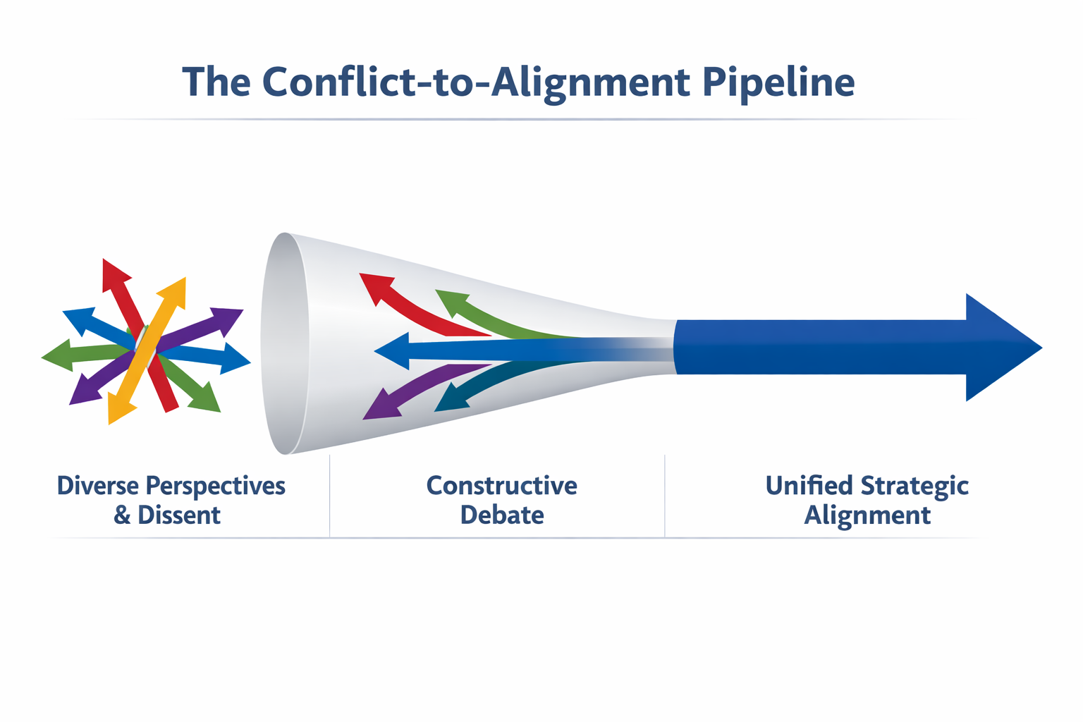 The Conflict-to-Alignment Pipeline