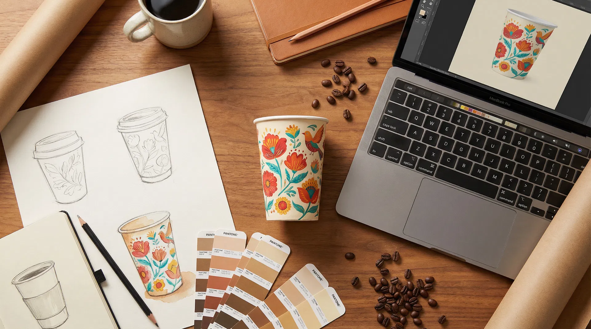 Designproces for papkrus