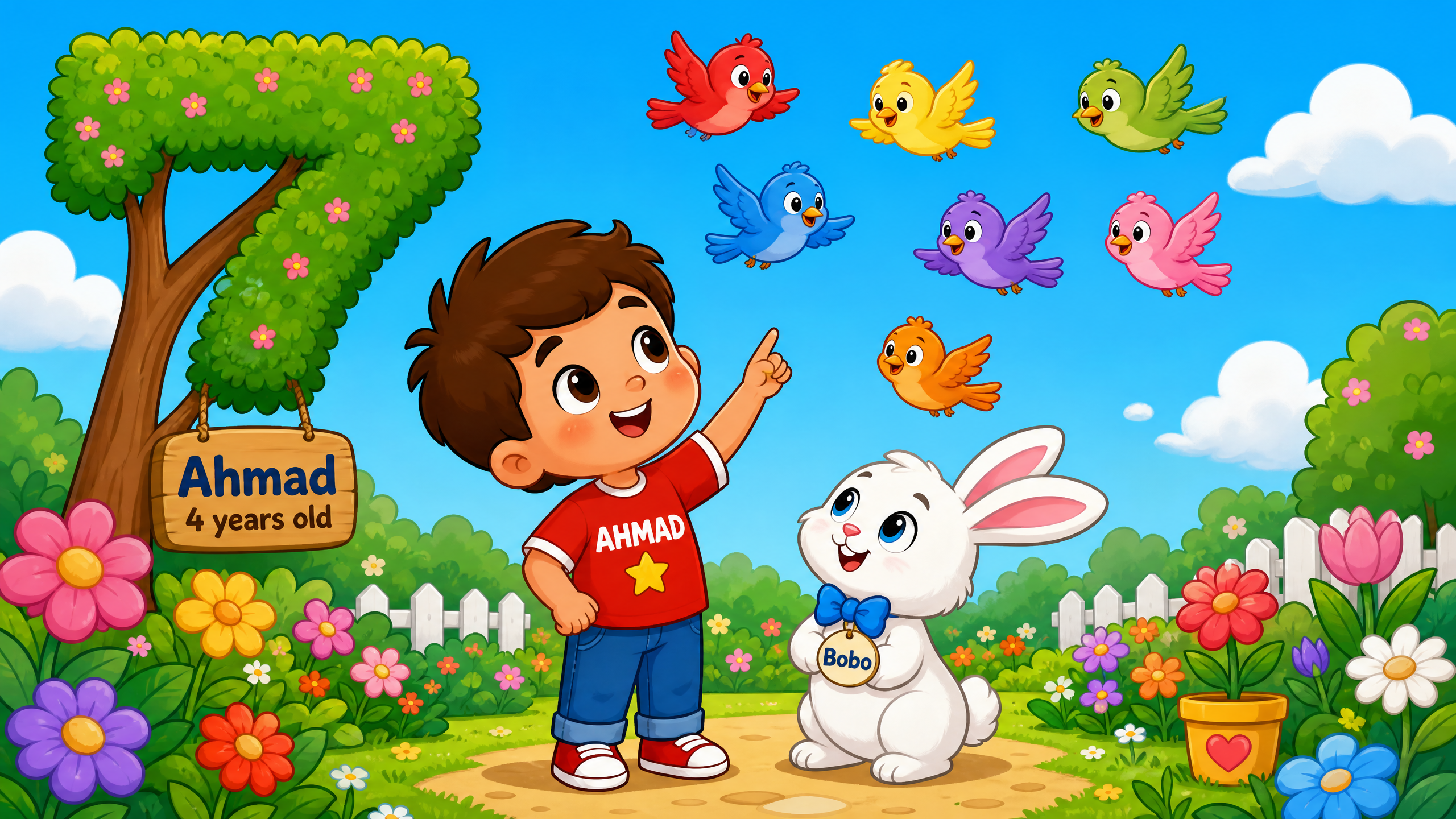 أحمد وبوبو يكتشفان الرقم سبعة